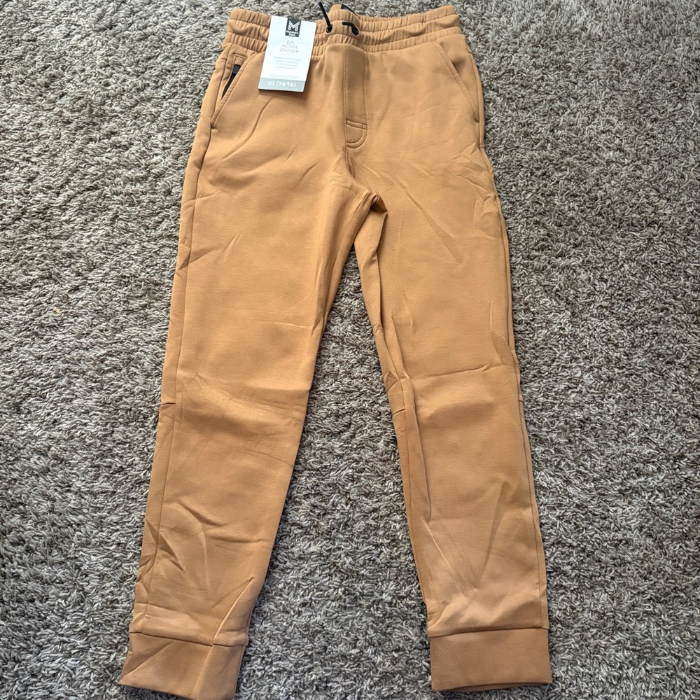 Boys Active Tan Jogger